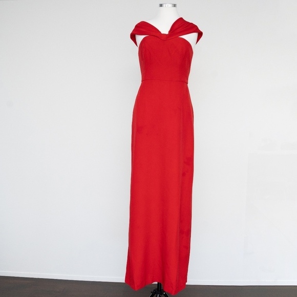 Sachin Babi Julia Bow Column Gown - Picture 2 of 14